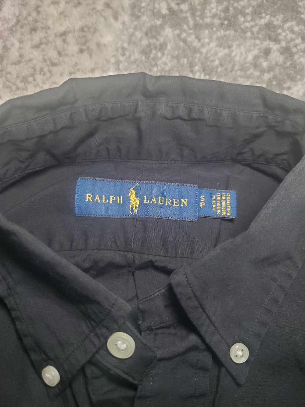 Ralph Lauren Men's Black Button-Down Shirt